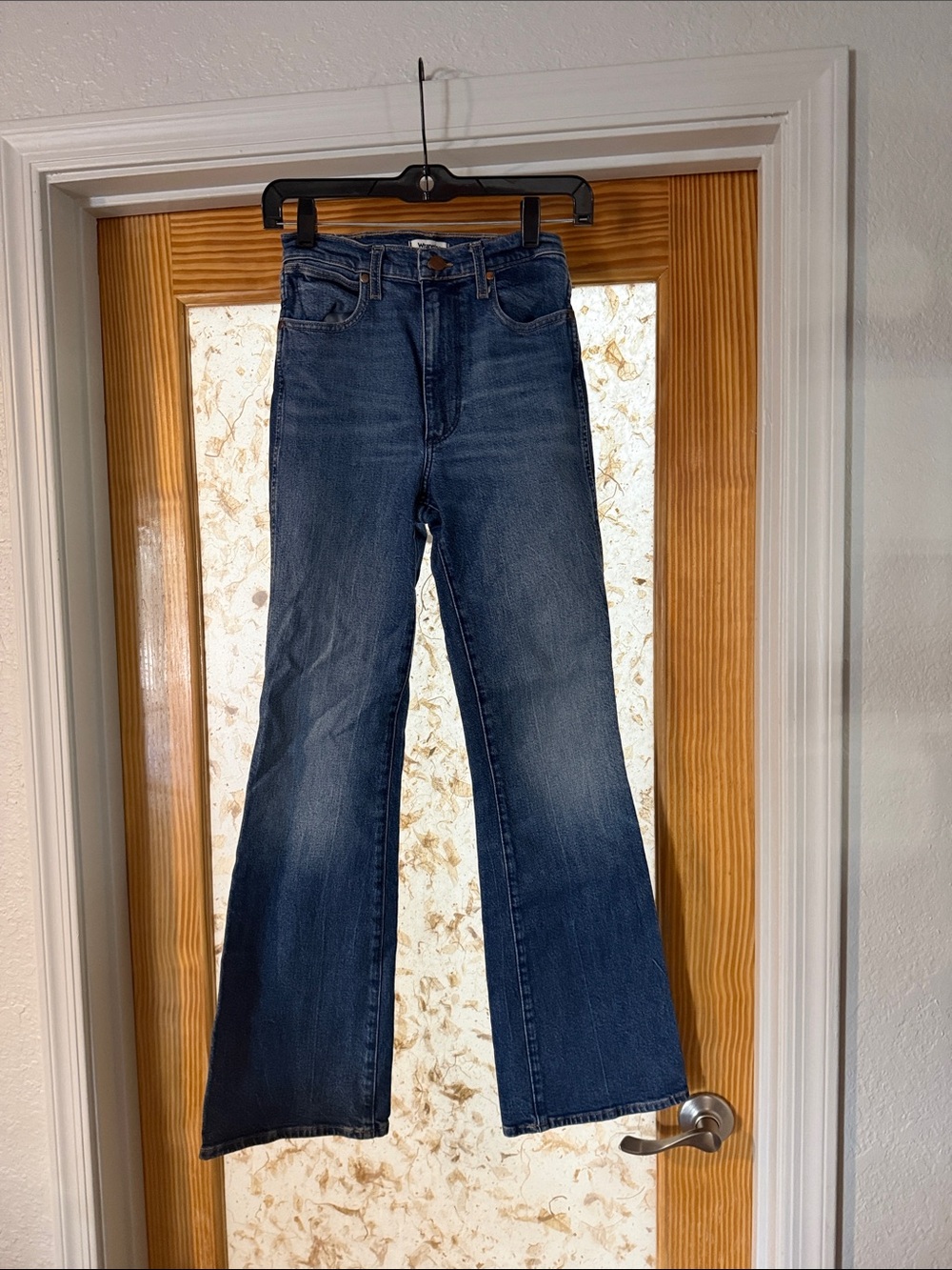 Wrangler Indigo Flare High-Rise Jeans